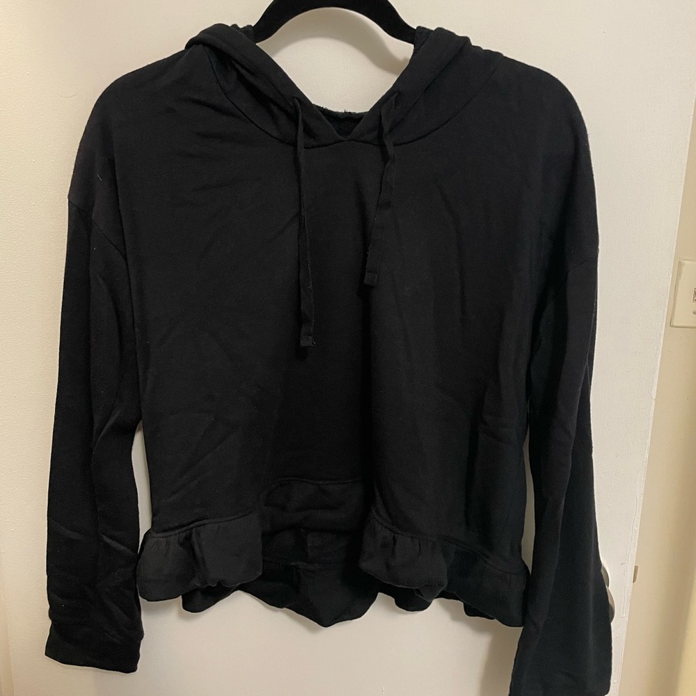 Free Press Ruffle Trim hoodie